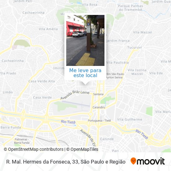 R. Mal. Hermes da Fonseca, 33 mapa
