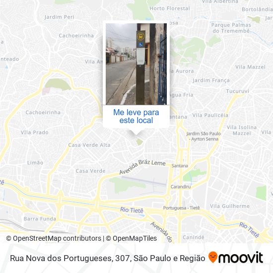 Rua Nova dos Portugueses, 307 mapa