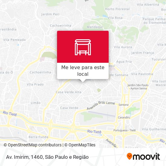 Av. Imirim, 1460 mapa