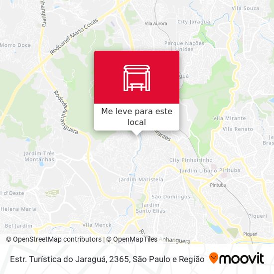 Estr. Turística do Jaraguá, 2365 mapa