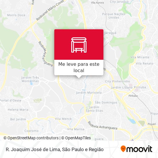 R. Joaquim José de Lima mapa
