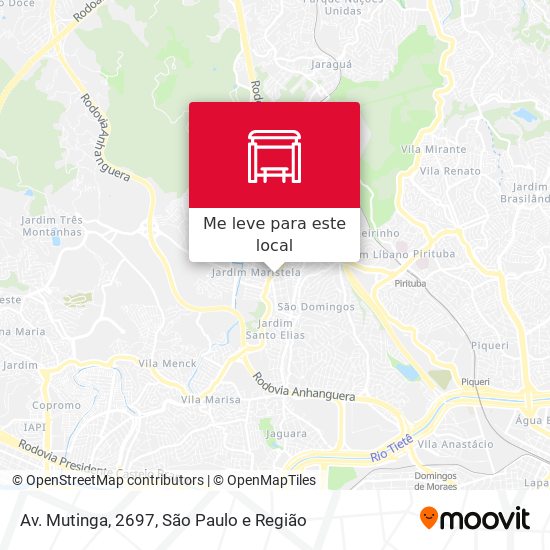 Av. Mutinga, 2697 mapa