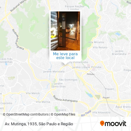 Av. Mutinga, 1935 mapa
