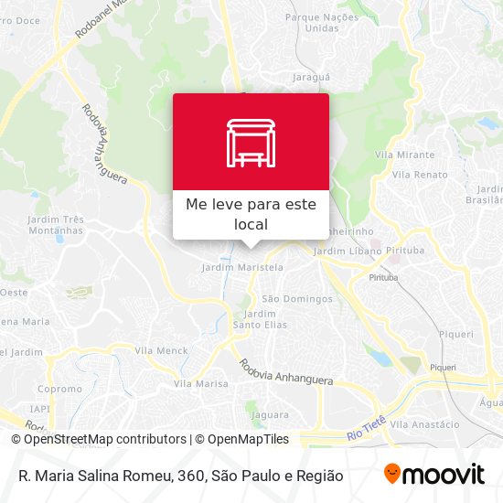 R. Maria Salina Romeu, 360 mapa