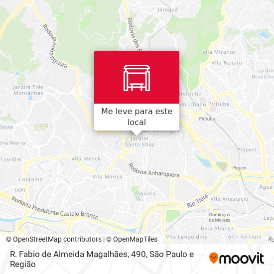 R. Fabio de Almeida Magalhães, 490 mapa