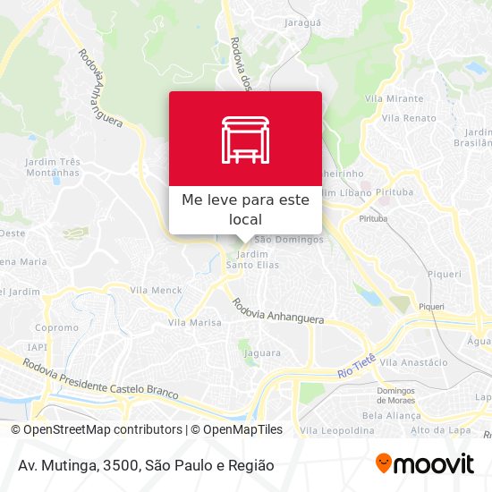 Av. Mutinga, 3500 mapa
