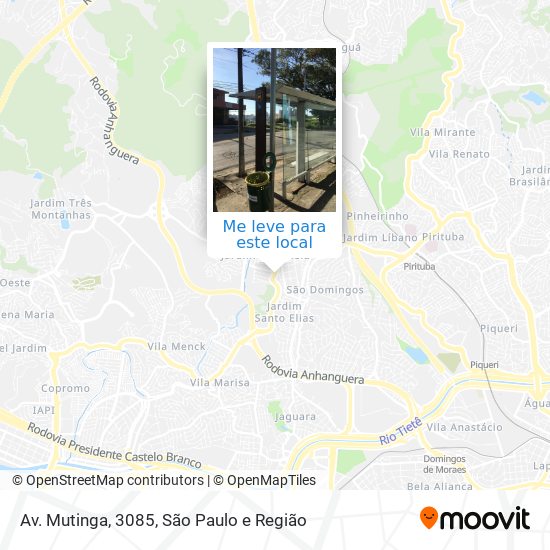 Av. Mutinga, 3085 mapa