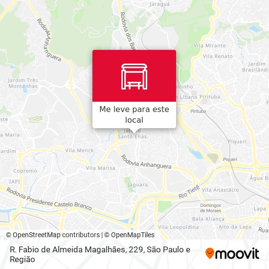 R. Fabio de Almeida Magalhães, 229 mapa
