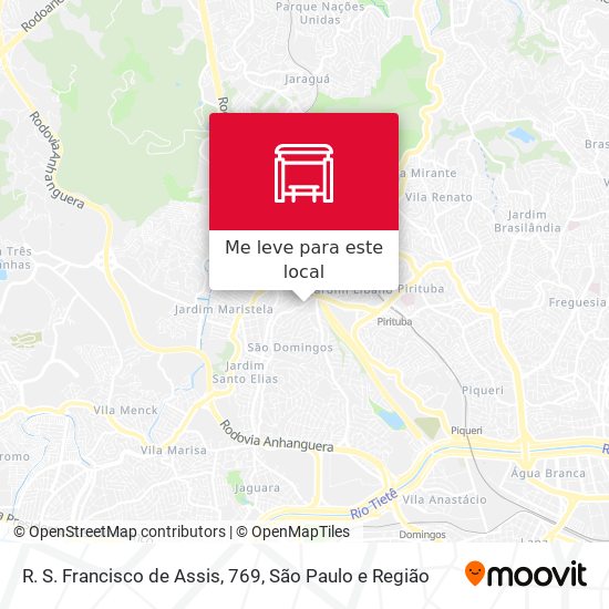 R. S. Francisco de Assis, 769 mapa
