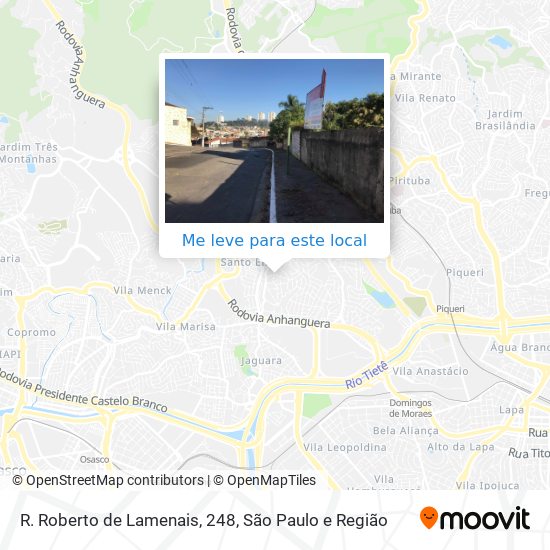 R. Roberto de Lamenais, 248 mapa