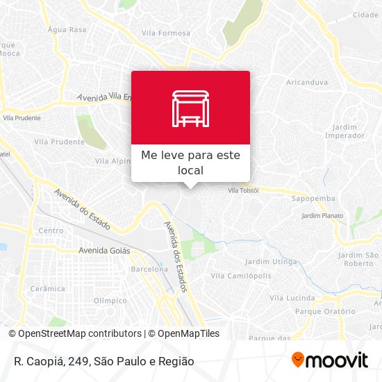 R. Caopiá, 249 mapa
