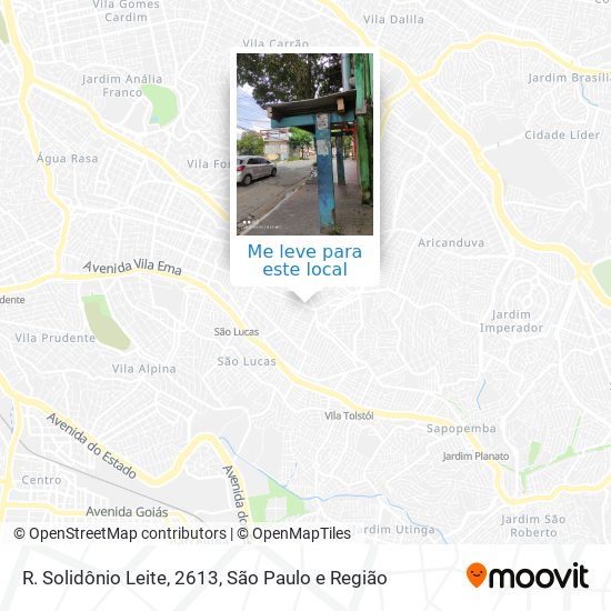 R. Solidônio Leite, 2613 mapa