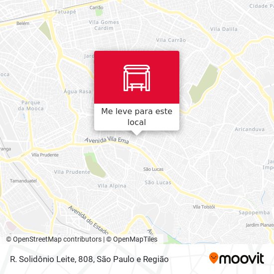 R. Solidônio Leite, 808 mapa