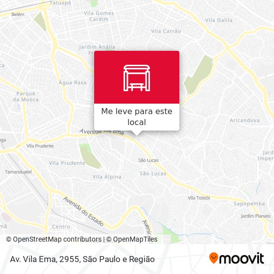 Av. Vila Ema, 2955 mapa