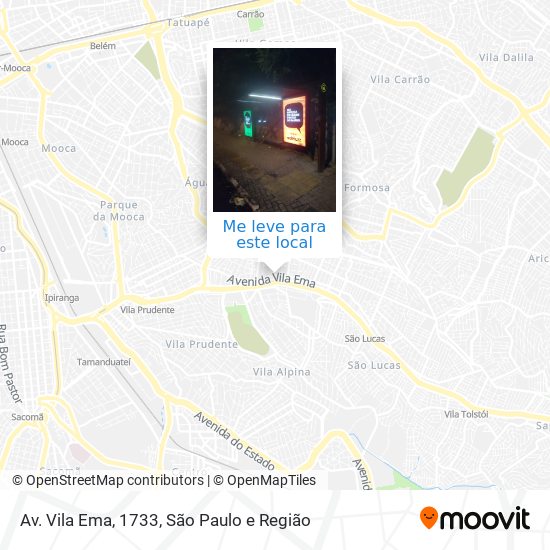 Av. Vila Ema, 1733 mapa