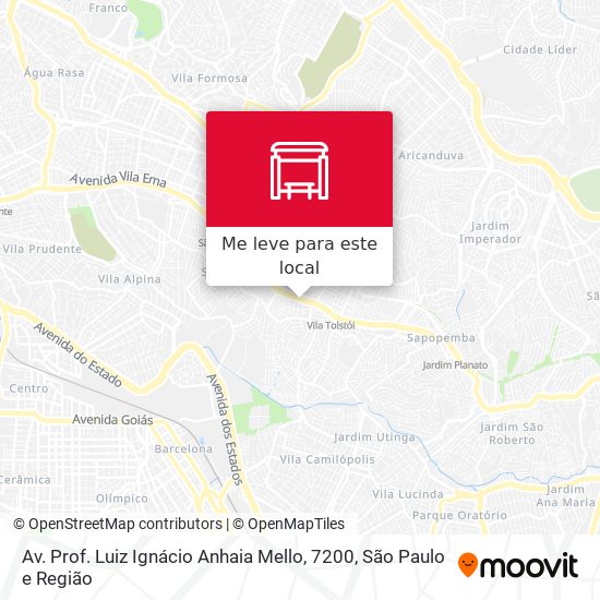Av. Prof. Luiz Ignácio Anhaia Mello, 7200 mapa