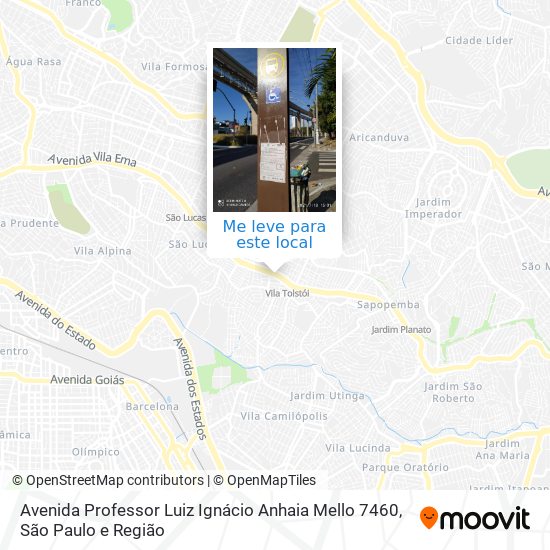 Avenida Professor Luiz Ignácio Anhaia Mello 7460 mapa