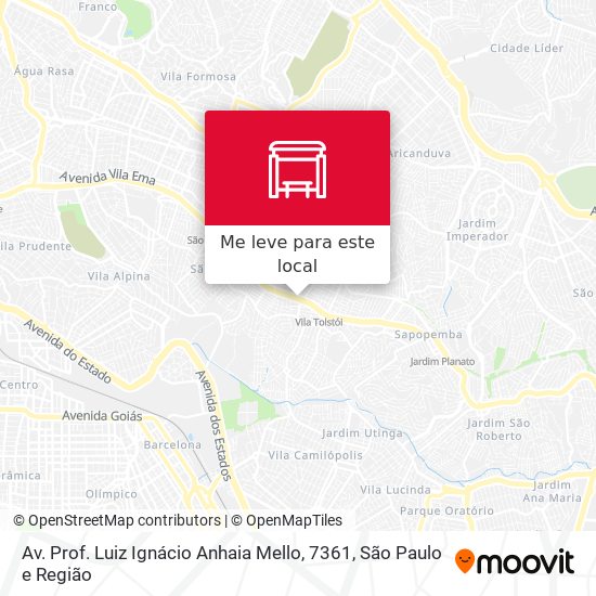 Av. Prof. Luiz Ignácio Anhaia Mello, 7361 mapa
