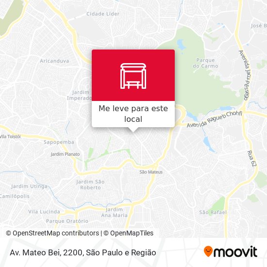 Av. Mateo Bei, 2200 mapa