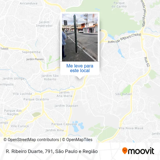 R. Ribeiro Duarte, 791 mapa