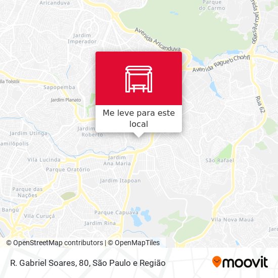 R. Gabriel Soares, 80 mapa