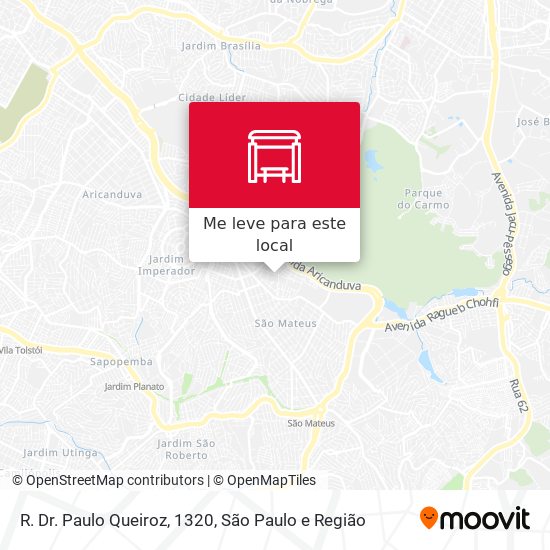 R. Dr. Paulo Queiroz, 1320 mapa