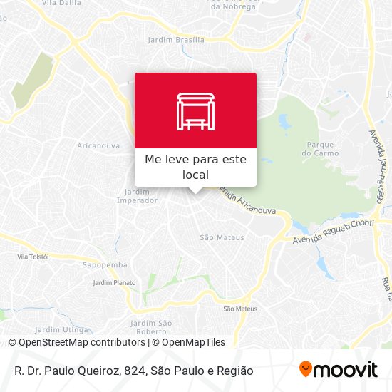 R. Dr. Paulo Queiroz, 824 mapa