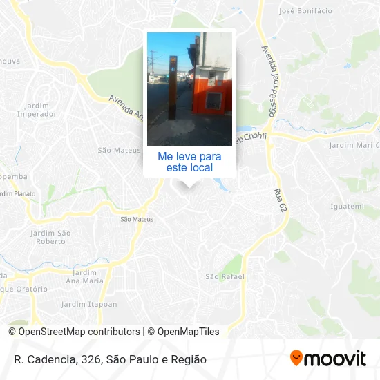 R. Cadencia, 326 mapa