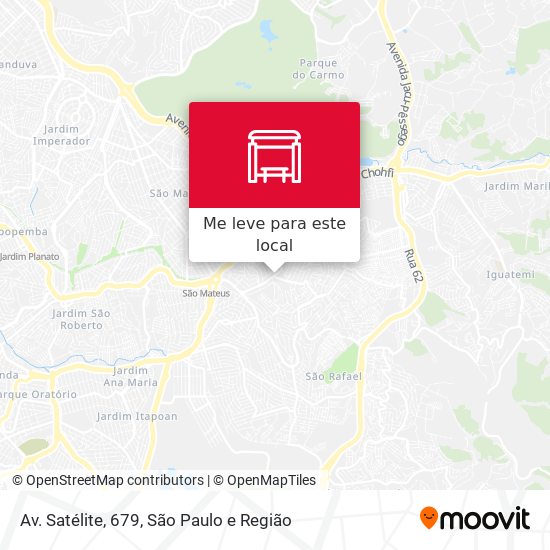 Av. Satélite, 679 mapa