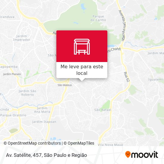 Av. Satélite, 457 mapa