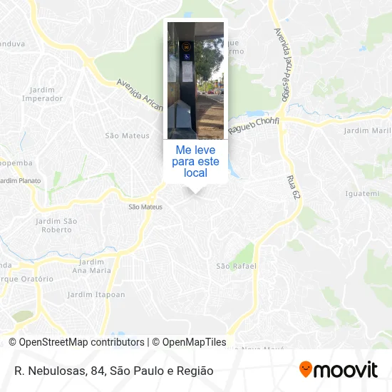 R. Nebulosas, 84 mapa