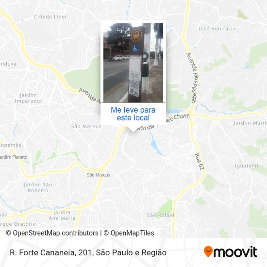 R. Forte Cananeia, 201 mapa