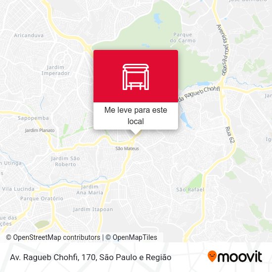 Av. Ragueb Chohfi, 170 mapa