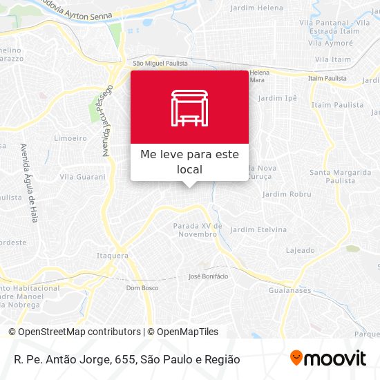 R. Pe. Antão Jorge, 655 mapa