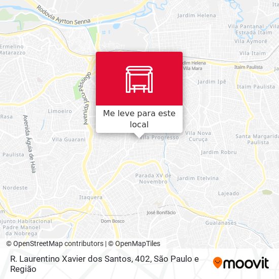 R. Laurentino Xavier dos Santos, 402 mapa