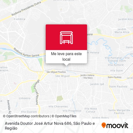 Avenida Doutor José Artur Nova 686 mapa