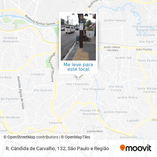 R. Cândida de Carvalho, 132 mapa