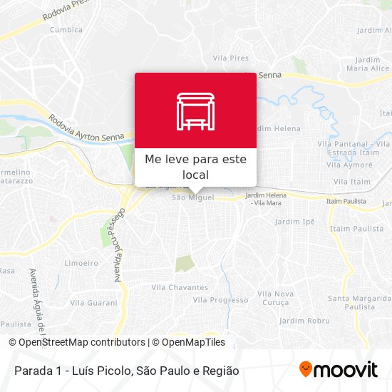 Parada 1 - Luís Picolo mapa