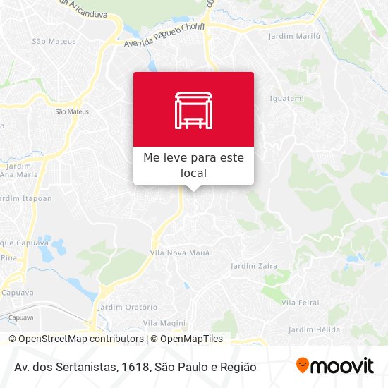 Av. dos Sertanistas, 1618 mapa
