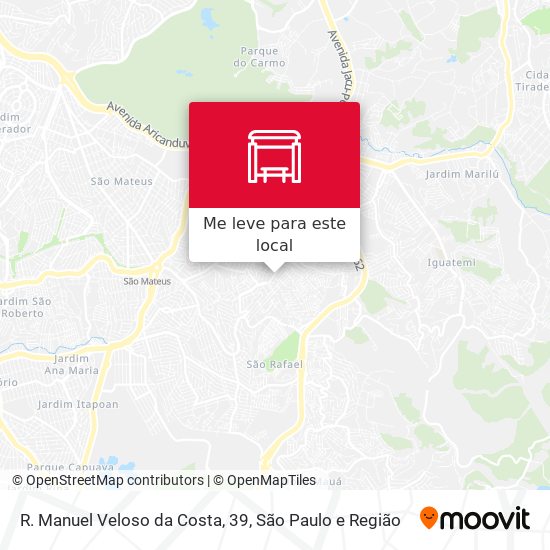 R. Manuel Veloso da Costa, 39 mapa