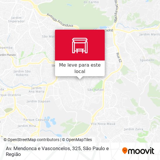 Av. Mendonca e Vasconcelos, 325 mapa