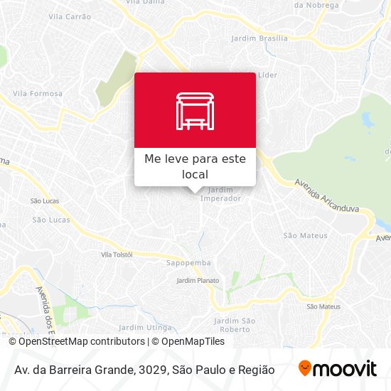 Av. da Barreira Grande, 3029 mapa