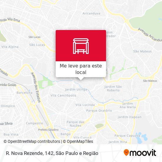R. Nova Rezende, 142 mapa