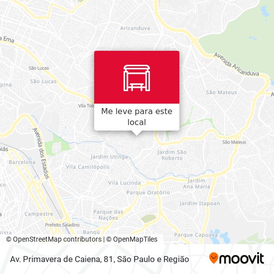 Av. Primavera de Caiena, 81 mapa