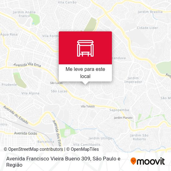 Avenida Francisco Vieira Bueno 309 mapa