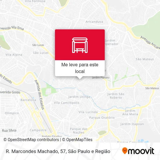 R. Marcondes Machado, 57 mapa