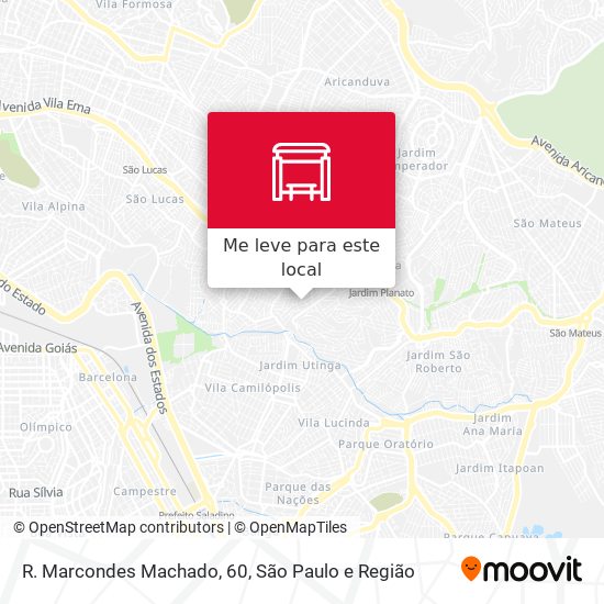 R. Marcondes Machado, 60 mapa