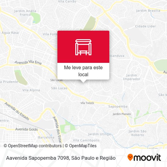 Aavenida Sapopemba 7098 mapa