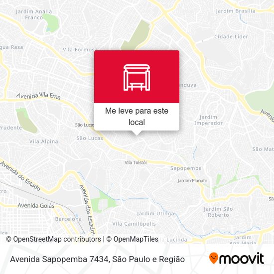 Avenida Sapopemba 7434 mapa