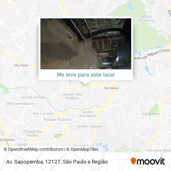 Av. Sapopemba, 12127 mapa